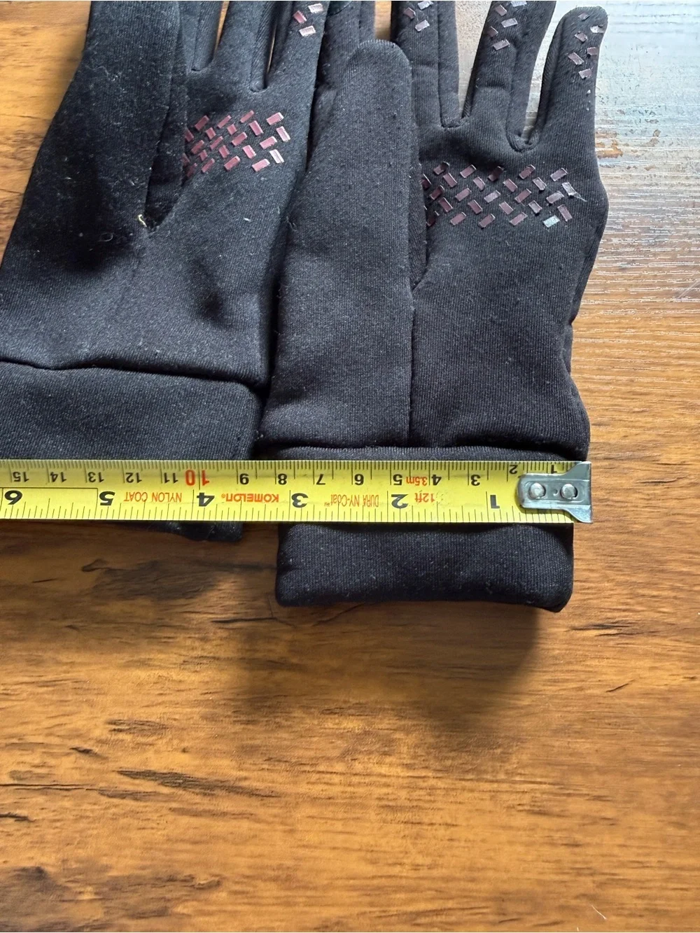 Carhartt Black Gloves with Light Blue Logo size M